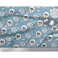 thumbnail image 3 of Soimoi Rayon Fabric Spider Web,Bat & Ghost Halloween Decor Fabric Printed Yard 42 Inch Wide, 3 of 3