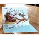Agiferg 3D Pop Up Carte Père Noël Cerf Vacances Joyeux Noël Cartes de Voeux – image 5 sur 6