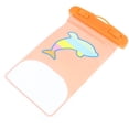thumbnail image 4 of Funda impermeable para teléfono Funda anti-agua Funda para bolsa seca para HTC Delfín naranja, 4 of 8