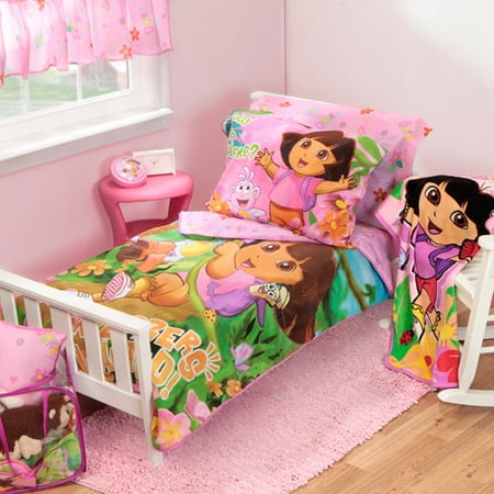 DISCONTINUED - Dora the Explorer - 10-Piece Toddler Bedding Set