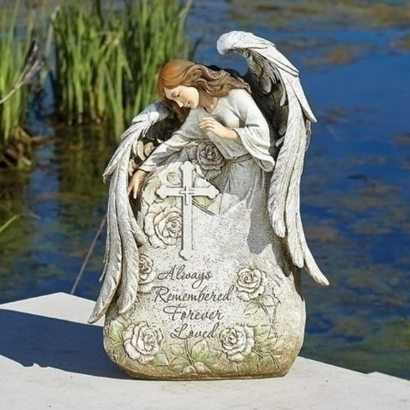 Roman 16" Memorial Angel Outdoor Garden Statue