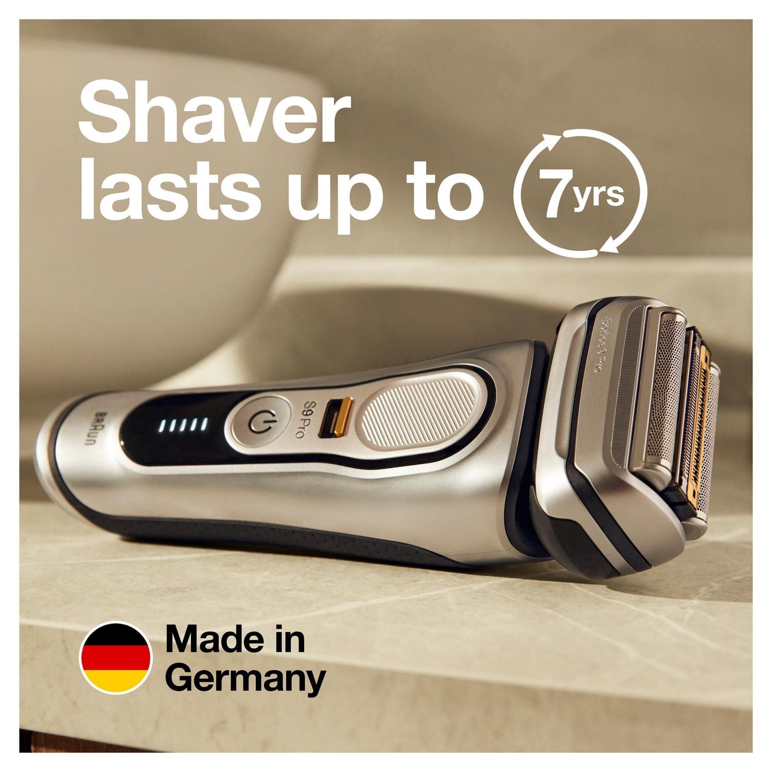 Braun Series 9 Pro 9477cc Rechargeable Wet & Dry Men's Electric
