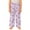 Light Purple, variant on YOUYEDIAN Comfy Pajama Pants for Girls Stretch Drawstring Lounge Pants with Pockets Bow Print Casual Wide Leg Pjs Bottoms Beige 6-7 Years