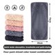 thumbnail image 2 of Juego de 5PCS Toallas Toalla de Mano Microfibra Suave Cómodo y Absorbente para Decoracion Toallas para Baño,Deportes,SPA,Cara(Multicolor), 2 of 8