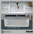 thumbnail image 2 of Karran QT-670 Drop-In Quartz Composite 33 in. 1-Hole Single Bowl Kitchen Sink in Brown, 2 of 7