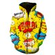 thumbnail image 1 of Sudadera con capucha y cremallera para hombre, estilo informal, con estampado 3D, unisex, divertida, de manga larga, estilo Harajuku, de gran tamaño, 1 of 6