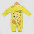 thumbnail image 4 of Looney Tunes Tweety Baby Long Sleeve Footless, Infant Playsuit Romper Jumpsuits for Boys Girls, 4 of 8