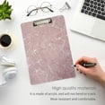 thumbnail image 4 of FMSHPON Rose Pink Marble Clipboard Hardboard Wood Nursing Clip Board and Pull for Standard A4 Letter 13x9 inches, 4 of 7
