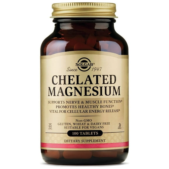 Solgar Chelated Magnesium 100 Tablets