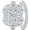 Moissanite Halo Princess, variant on Newshe 2 Ct Oval Moissanite Wedding Sets for Women Twisted Band 925 Sterling Silver Bridal Rings Size 9