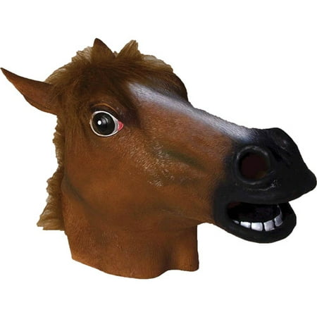 horse latex adult halloween mask accessory