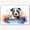 American Bulldog, variant on Nova Scotia Duck Tolling Retriever Cute Dog Cat in Bathtube Pictures Painting Prints, Funny Colorfull Animals Bathroom Wall Decor Pet Artworks Pet Gift Ready To Hang, Canvas Wall Art
