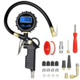 thumbnail image 1 of Digital Tyre Inflator Pressure Gauge with LCD Display Heavy Duty Air Tool with Rubber Hose and Quick Connect Coupler, 1 of 5