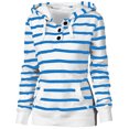 thumbnail image 1 of Sudadera informal de manga larga con estampado de rayas a la moda para mujer Pompotops  gfhjh6616, 1 of 2