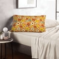 thumbnail image 6 of Balery Daisy maple fall Bedding Queen Pillow Cases - Envelope Closure - Soft Brushed Microfiber Fabric - Shrinkage and Fade Resistant Pillow Cases-16"x24", 6 of 6