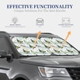 thumbnail image 7 of Picia Mallard Ducks Wild Birds 2 Piece Car Windshield Sun Shade Foldable | Foldable Sun Shield for Front Window Blocks UV Rays and Keeps Your Vehicle Cool-Small, 7 of 7