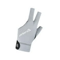 thumbnail image 2 of Guantes de billar de 3 dedos kusrkot para practicar billar en interiores gris, 2 of 8