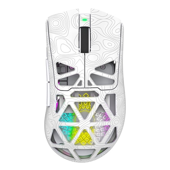 Tyasoleil G11 Wireless Gaming Mouse, Tri-Mode 2.4GHz/USB-C/BT Computer Mouse with 22000 DPI, 400mAh Battery, Esports-Grade PAW3311 Sensor, RGB Light Gaming Mice for PC/Laptop/Mac