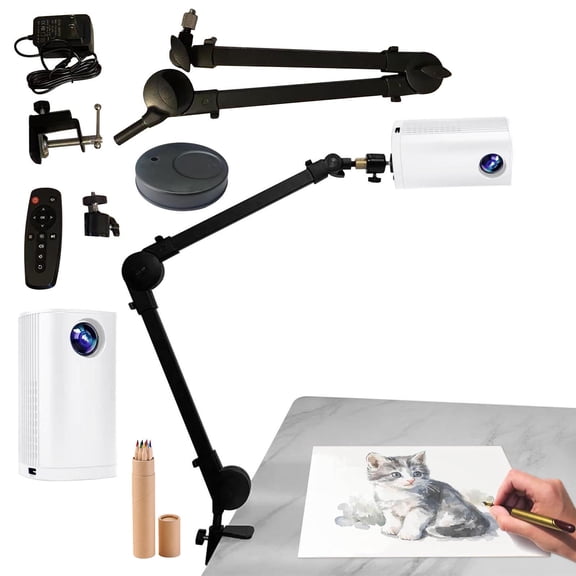 Art Projector For Tracing Drawing Painting Mini Portable Digital Projector For Desktop Canvas Wall Art Supplies For Artists Sketching Tool