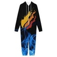 thumbnail image 3 of Prestonplayz Unisex Onesie Pajamas Zipper Jumpsuit Hooded One Piece Sleepwear for Family Mens Womens, 3 of 8