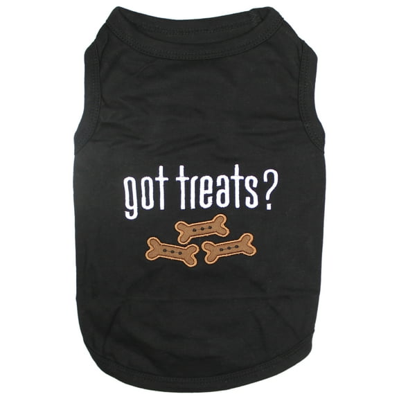 Parisian Pet Cat Dogs Clothes Tee Shirts Got Treats? Dog T-Shirt
