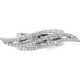 thumbnail image 4 of Sterling Silver Rhodium-Plated Cz Ring (Size 6) Made In China qr6613-6, 4 of 5