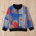 thumbnail image 3 of EnJoCho Toddler Boys Jacket Toddler Kids Girl Boy Autumn Dashiki African Windproof Coat Warm Outwear Jacket Trendy Outfits for Kids 18-24 Months, 3 of 9