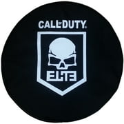 Brawny Call of Duty - 32-in - US Made SpareCover® - Brawny Series - Heavy Jet-Black Vinyl Denim Texture - High Endurance Tire Cover