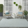 thumbnail image 6 of Nourison Courtyard Indoor/Outdoor Ivory/Aqua 8' x Square Area Rug (8 Square), 6 of 9