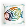thumbnail image 2 of Liora Manne Visions III Rainbow Fish Indoor Outdoor Decorative Pillow Pearl, 2 of 2