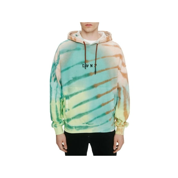 Eleven Paris Mens Cotton Tie-Dye Hoodie