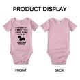 thumbnail image 3 of Sorry I Can't I Have Plans With My Sealyham Terrier Love Pet Dog Funny Baby Jumpsuits (Pink, 18-24 Months), 3 of 5