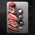 thumbnail image 4 of Titanium Cutting Board Set of 3, 100% Pure Titanium Cutting Boards for Kitchen, Dishwasher Safe, Non Toxic Chopping Board, Hygiene and Durability for Meat, Fruit, and Vegetables (3pcs), 4 of 5
