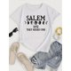 thumbnail image 2 of Women's T Shirts Summer Tops Simple Heart Graphic Shirts Sayings Short Sleeve Vacation Casual Blouse Thankful teeSALEM 42.98 meterThey Missed One" Letter Print Crew Neck T-Shirt, Casual Polyester Sh, 2 of 8