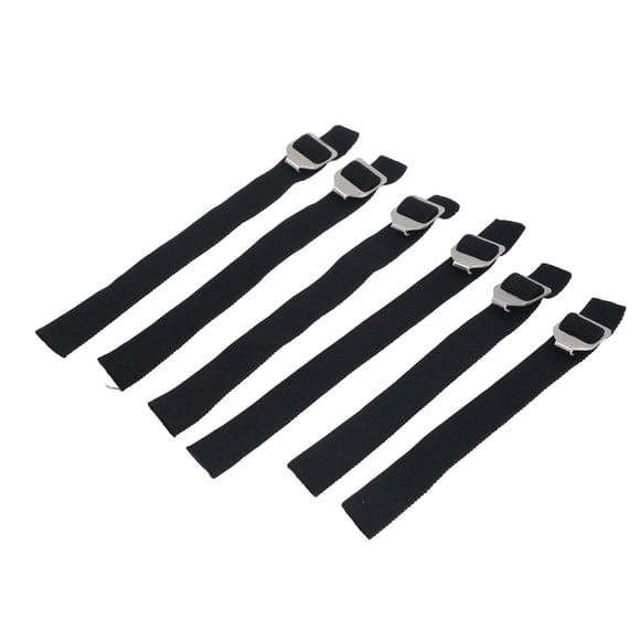 Catcher Shin Guard Straps, Baseball Leg Guard Straps 6pcs Breathable Adjustable for Sports Accessories