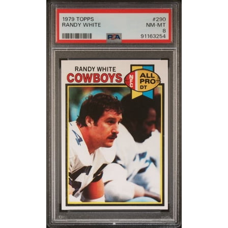 Graded 1979 Topps Randy White #290 Football Card PSA 8 NM-MT