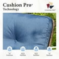 thumbnail image 2 of Summit Living Outdoor Patio Swivel Glider Rocking Chair Set of 2, All Weather Wicker Outdoor Conversation Furniture Set, 2-Piece Outdoor Sofa, Navy Blue, 2 of 9