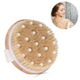 thumbnail image 1 of Cepillo corporal para cepillado húmedo o seco - Exfoliante suave para una piel más suave y brillante - Deshágase de la celulitis y la piel seca, mejore su circulación -, 1 of 5