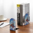 thumbnail image 5 of Gaeub Cartoon Train Hot Air Balloon Wood Bookends, Non-Slip Bookends, Heavy Duty Wooden Bookholder, 5 of 7