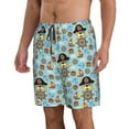 thumbnail image 2 of Logiee funny pirate Print Mens Swim Trunks Quick Dry Board Shorts,Breathable Hawaii Beach Shorts Swimwear Bathing Suits-X-Large, 2 of 6