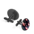 thumbnail image 2 of Flamingo Elegant Men's Cufflinks Set for Formal Attire, Made of Stainless Steel, for Business Meetings, 2 of 6