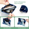 2 Pcs Pocket Cosmetic Bag, Galaxy Bear Pattern SelfClosing Shrapnel