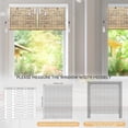 thumbnail image 4 of Bamboo Tortoise-Shell Roll Up Blinds Shade for Windows, Light Filtering Shades, Bamboo Roller Window Blinds Curtain for Indoor Home and Outdoor Patio, Tortoise Shell (48 x 96 inch), 4 of 8
