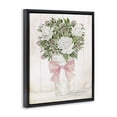 thumbnail image 2 of Stupell Industries Farmhouse Pretty In Pink Roses & Bow Black Floating Frame Canvas Art, 17 x 21, by Cindy Jacobs, 2 of 8
