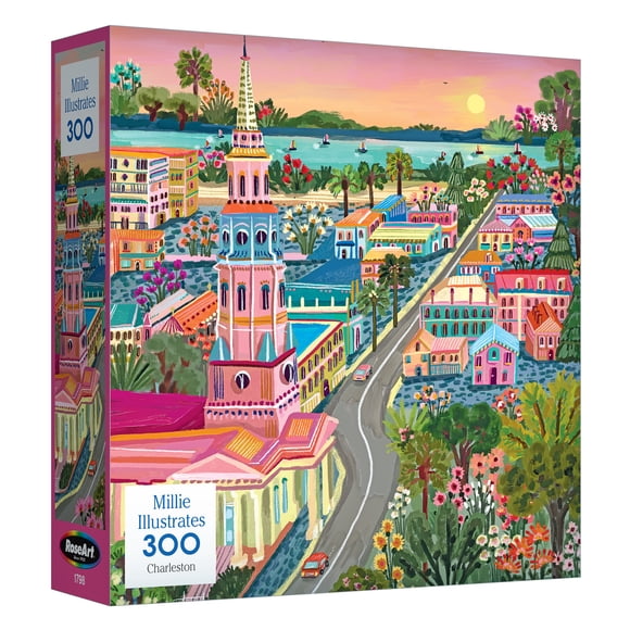 RoseArt - Illustrations modernes 300 pièces -CHARLESTON - Puzzle emboîtable pour adulte