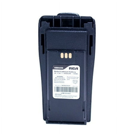 Genuine RCA RBM4496 Handheld Radio Battery | Nickel Cadmium | 1050mAh / 7.88Wh | 7.5V Replaces Motorola NNTN4496