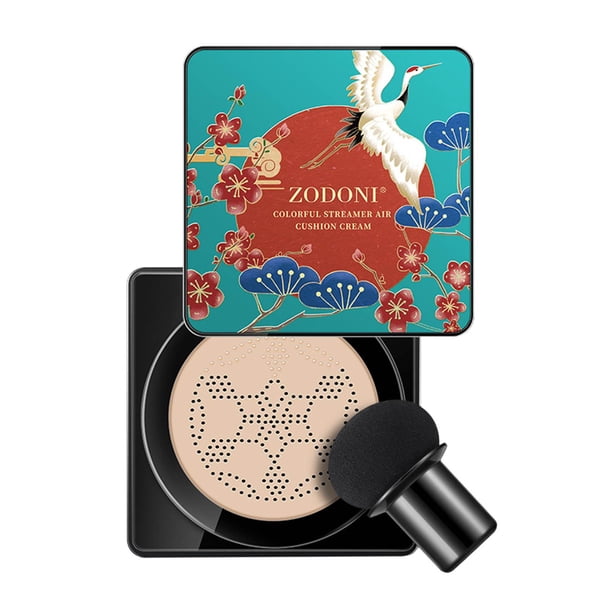 Air Cushion BB Cream Iluminador con esponja de maquillaje de hongos Fácil de aplicar Mate 01 Yuyangstore Base de colchón de aire