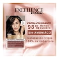 thumbnail image 4 of Tinte para cabello L'Oréal Excellence Sin Amoníaco 1u negro universal, 4 of 4