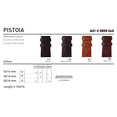 thumbnail image 6 of Morellato Pistoia Watch Strap - Black - 20mm - Chrome-plated Stainless Steel Buckle - PELLI PREZIOSE Collection, 6 of 8