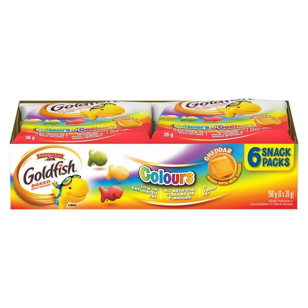 Sachets de Goldfish couleurs 6 *26 g